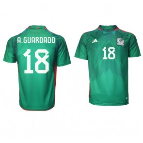 Mexico Andres Guardado #18 Hjemmebanetrøje VM 2022 Kort ærmer